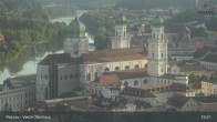 Archived image Webcam Passau City Centre and Danube 18:00