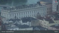 Archiv Foto Webcam Passau: Panoramablick auf Donau, Ortspitze und Altstadt 04:00