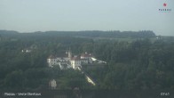 Archiv Foto Webcam Passau: Panoramablick auf Donau, Ortspitze und Altstadt 07:00