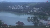 Archiv Foto Webcam Passau: Panoramablick auf Donau, Ortspitze und Altstadt 00:00