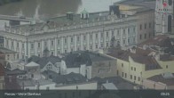 Archiv Foto Webcam Passau: Panoramablick auf Donau, Ortspitze und Altstadt 08:00