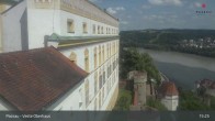 Archiv Foto Webcam Passau: Panoramablick auf Donau, Ortspitze und Altstadt 14:00