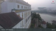 Archiv Foto Webcam Passau: Panoramablick auf Donau, Ortspitze und Altstadt 04:00