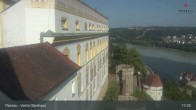 Archiv Foto Webcam Passau: Panoramablick auf Donau, Ortspitze und Altstadt 16:00