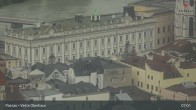 Archiv Foto Webcam Passau: Panoramablick auf Donau, Ortspitze und Altstadt 06:00