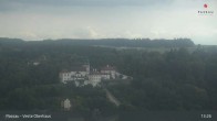 Archiv Foto Webcam Passau: Panoramablick auf Donau, Ortspitze und Altstadt 12:00