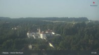 Archiv Foto Webcam Passau: Panoramablick auf Donau, Ortspitze und Altstadt 06:00