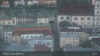 Archiv Foto Webcam Passau: Panoramablick auf Donau, Ortspitze und Altstadt 20:00