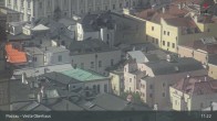 Archiv Foto Webcam Passau: Panoramablick auf Donau, Ortspitze und Altstadt 10:00