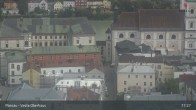 Archiv Foto Webcam Passau: Panoramablick auf Donau, Ortspitze und Altstadt 16:00