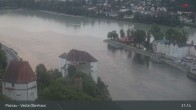 Archiv Foto Webcam Passau: Panoramablick auf Donau, Ortspitze und Altstadt 02:00