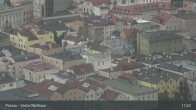 Archiv Foto Webcam Passau: Panoramablick auf Donau, Ortspitze und Altstadt 10:00