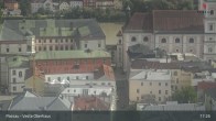 Archiv Foto Webcam Passau: Panoramablick auf Donau, Ortspitze und Altstadt 16:00