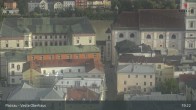 Archiv Foto Webcam Passau: Panoramablick auf Donau, Ortspitze und Altstadt 18:00