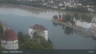Archiv Foto Webcam Passau: Panoramablick auf Donau, Ortspitze und Altstadt 20:00