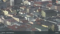 Archiv Foto Webcam Passau: Panoramablick auf Donau, Ortspitze und Altstadt 08:00