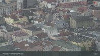 Archiv Foto Webcam Passau: Panoramablick auf Donau, Ortspitze und Altstadt 10:00