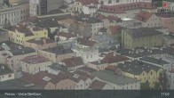 Archiv Foto Webcam Passau: Panoramablick auf Donau, Ortspitze und Altstadt 16:00