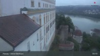 Archiv Foto Webcam Passau: Panoramablick auf Donau, Ortspitze und Altstadt 04:00