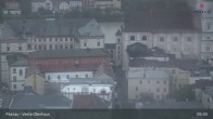 Archiv Foto Webcam Passau: Panoramablick auf Donau, Ortspitze und Altstadt 06:00