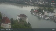 Archiv Foto Webcam Passau: Panoramablick auf Donau, Ortspitze und Altstadt 06:00