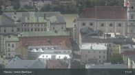 Archiv Foto Webcam Passau: Panoramablick auf Donau, Ortspitze und Altstadt 10:00
