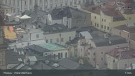 Archiv Foto Webcam Passau: Panoramablick auf Donau, Ortspitze und Altstadt 12:00