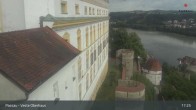 Archiv Foto Webcam Passau: Panoramablick auf Donau, Ortspitze und Altstadt 16:00