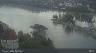 Archiv Foto Webcam Passau: Panoramablick auf Donau, Ortspitze und Altstadt 06:00