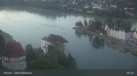 Archiv Foto Webcam Passau: Panoramablick auf Donau, Ortspitze und Altstadt 04:00