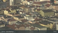 Archiv Foto Webcam Passau: Panoramablick auf Donau, Ortspitze und Altstadt 07:00