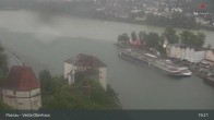 Archiv Foto Webcam Passau: Panoramablick auf Donau, Ortspitze und Altstadt 18:00
