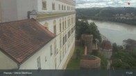 Archiv Foto Webcam Passau: Panoramablick auf Donau, Ortspitze und Altstadt 10:00