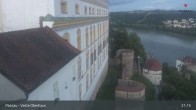 Archiv Foto Webcam Passau: Panoramablick auf Donau, Ortspitze und Altstadt 15:00