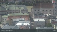 Archiv Foto Webcam Passau: Panoramablick auf Donau, Ortspitze und Altstadt 10:00