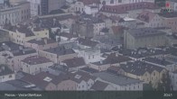 Archiv Foto Webcam Passau: Panoramablick auf Donau, Ortspitze und Altstadt 20:00