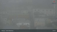 Archiv Foto Webcam Passau: Panoramablick auf Donau, Ortspitze und Altstadt 07:00