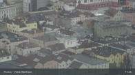 Archiv Foto Webcam Passau: Panoramablick auf Donau, Ortspitze und Altstadt 17:00