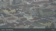 Archiv Foto Webcam Passau: Panoramablick auf Donau, Ortspitze und Altstadt 02:00