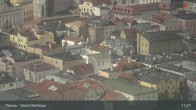 Archiv Foto Webcam Passau: Panoramablick auf Donau, Ortspitze und Altstadt 10:00