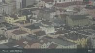 Archiv Foto Webcam Passau: Panoramablick auf Donau, Ortspitze und Altstadt 16:00
