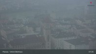 Archiv Foto Webcam Passau: Panoramablick auf Donau, Ortspitze und Altstadt 06:00