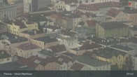 Archiv Foto Webcam Passau: Panoramablick auf Donau, Ortspitze und Altstadt 07:00