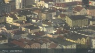 Archiv Foto Webcam Passau: Panoramablick auf Donau, Ortspitze und Altstadt 02:00