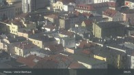 Archiv Foto Webcam Passau: Panoramablick auf Donau, Ortspitze und Altstadt 03:00