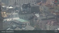 Archiv Foto Webcam Passau: Panoramablick auf Donau, Ortspitze und Altstadt 07:00