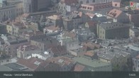 Archiv Foto Webcam Passau: Panoramablick auf Donau, Ortspitze und Altstadt 12:00