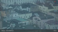 Archiv Foto Webcam Passau: Panoramablick auf Donau, Ortspitze und Altstadt 02:00