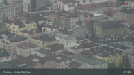 Archiv Foto Webcam Passau: Panoramablick auf Donau, Ortspitze und Altstadt 06:00