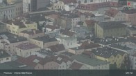 Archiv Foto Webcam Passau: Panoramablick auf Donau, Ortspitze und Altstadt 08:00